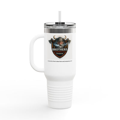 Grill Master Insulated Travel Mug, 40oz | Perfect Gift for BBQ Lovers, Outdoor Adventures, Summer Parties, Father's Day Gift, Road Trips