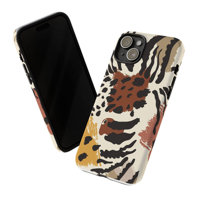 Tough Cases Phone Case with Bold Animal Print, Stylish Phone Cover, Protective Phone Shell, Trendy Gift for Her, iPhone Case, Artful [...]
