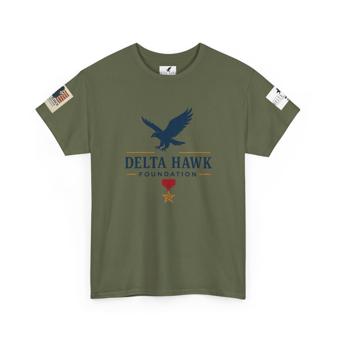 Patriotic Warrior Tee - Delta Hawk Foundation