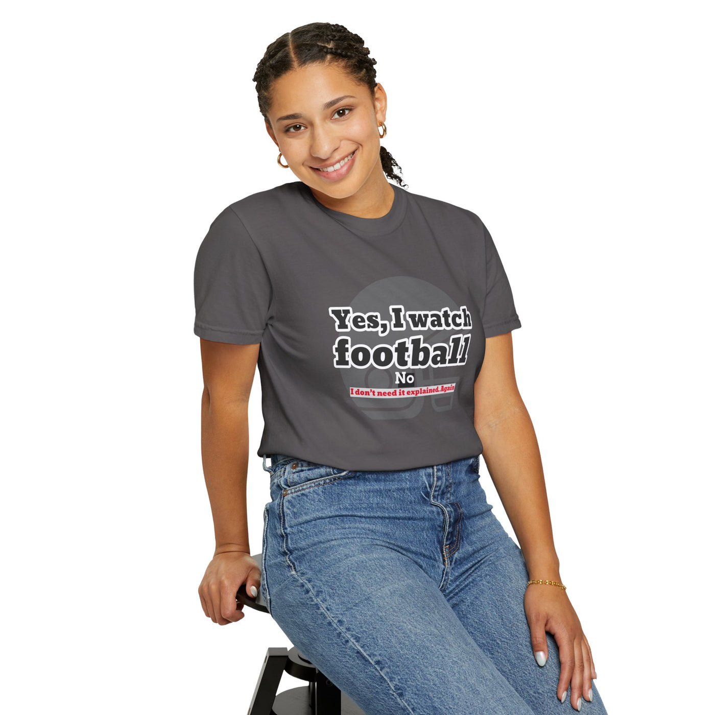 Football Fan T-Shirt, Unisex Casual Tee, Game Day Shirt, Sports Humor Top, Gift for Him or Her