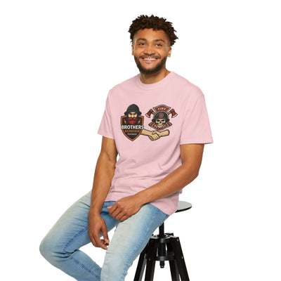 Brotherhood BBQ Humor T-Shirt, Unisex Casual Tee, Firefighter Appreciation, Friendship Gift, BBQ Lovers Shirt, Unique Graphic Tee