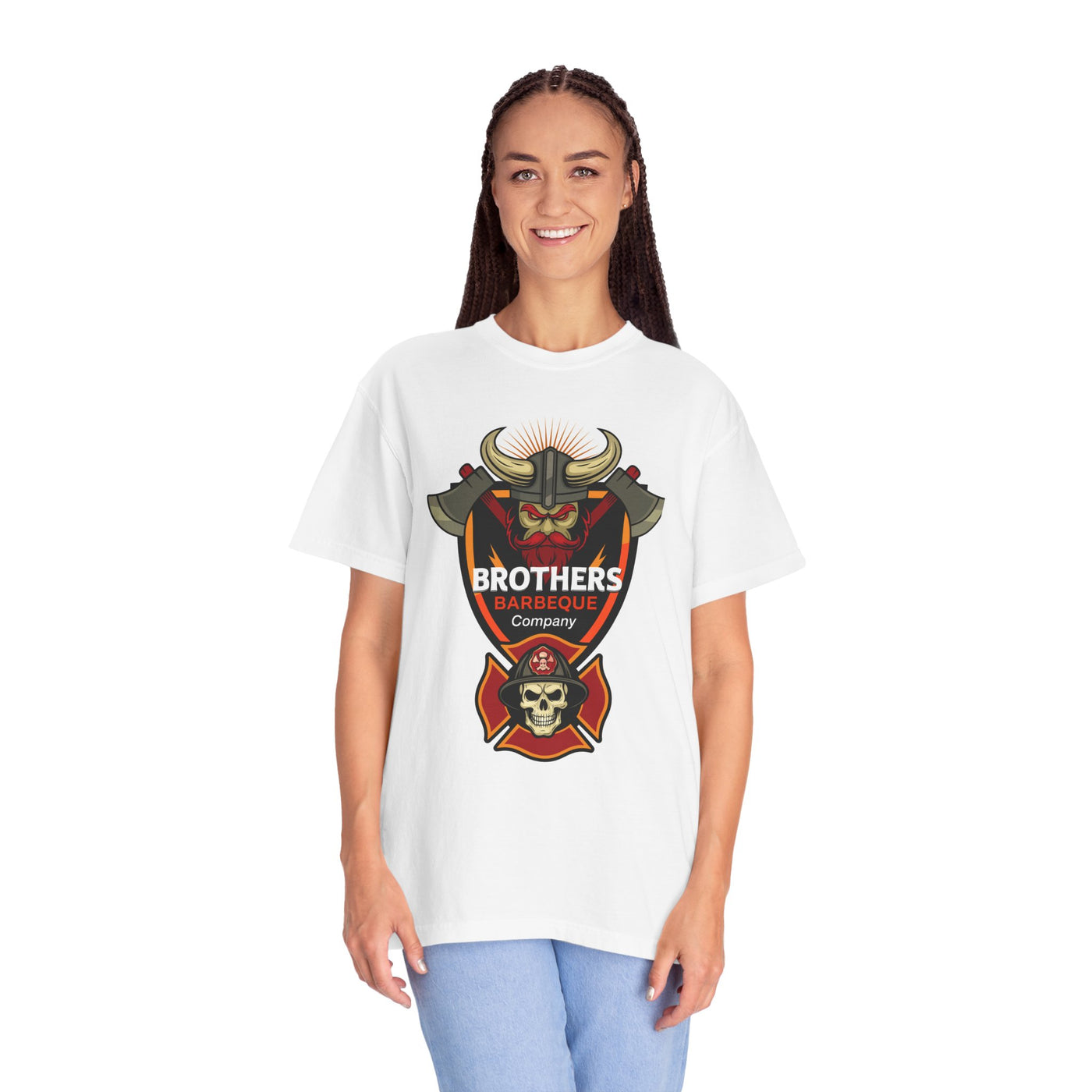 Firefighter Brotherhood T-Shirt | Gift for Firemen, Barbecue Apparel, Mental Health Awareness, Casual Wear, Unique Firefighter Gift