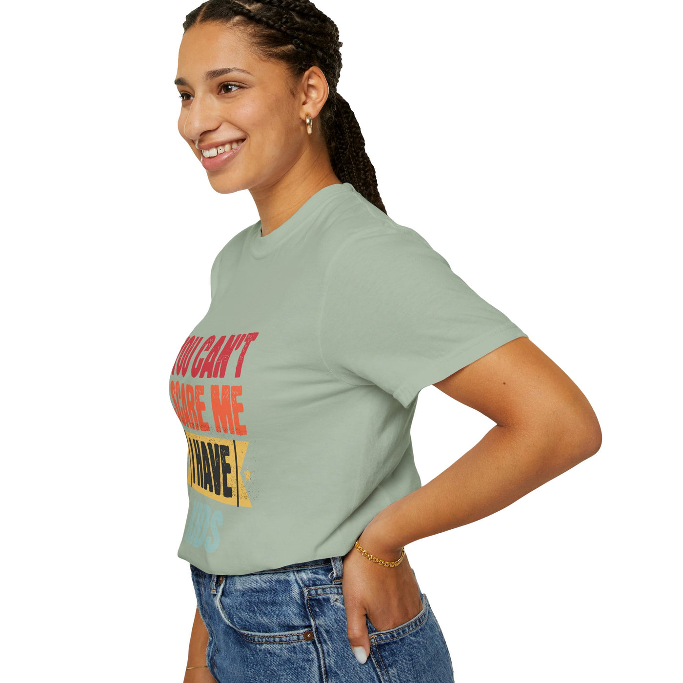 Funny Parent T-Shirt, You Can't Scare Me I Have Kids, Gift for Moms, Dads, Family Reunion, Humor Tee, Birthday Present