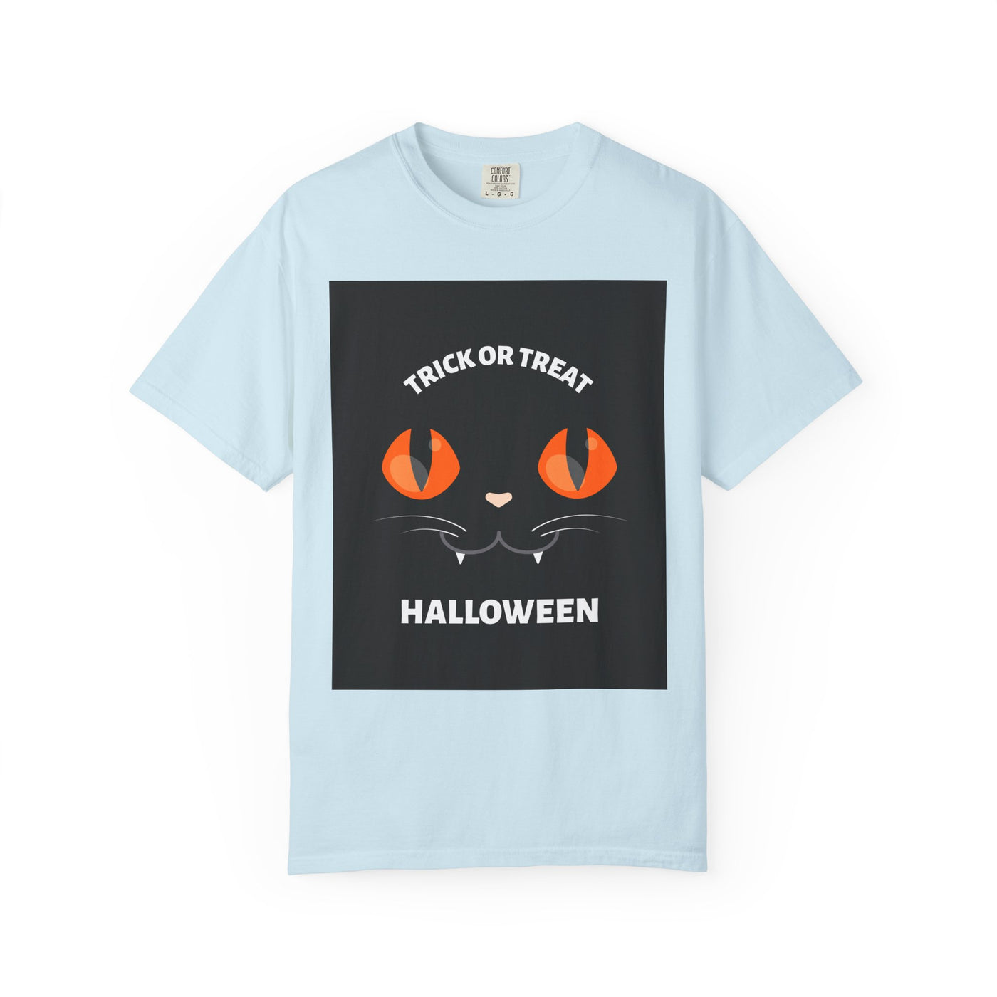 Halloween Cat T-Shirt, Unisex Trick or Treat Tee, Spooky Season Apparel, Cute Halloween Gift, Fall Festival Shirt, Cat Lover T-Shirt