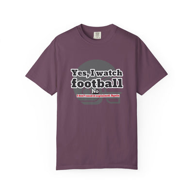 Football Fan T-Shirt, Unisex Casual Tee, Game Day Shirt, Sports Humor Top, Gift for Him or Her
