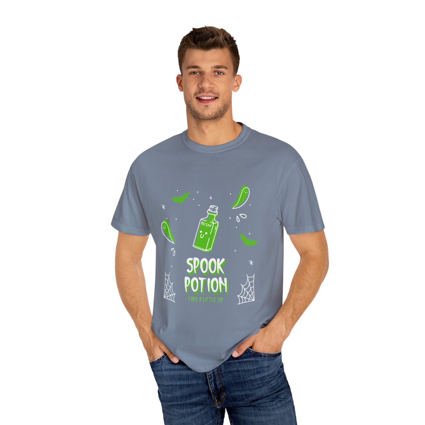 Spooky Potion Unisex T-Shirt - Halloween Tee, Funny Gift, Cute Fall Fashion, Ghosts, Trick-or-Treat, Casual Outfit