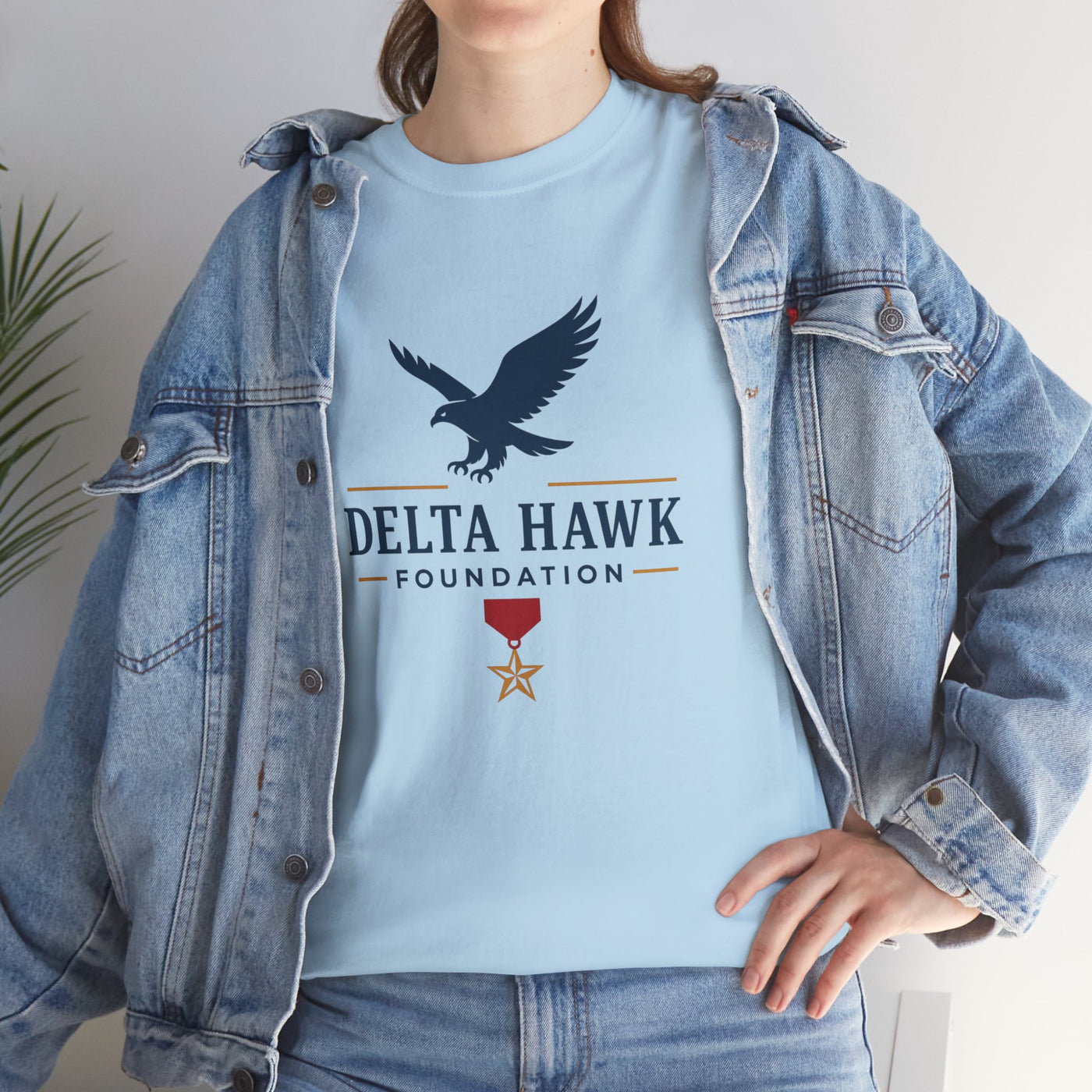 Patriotic Warrior Tee - Delta Hawk Foundation