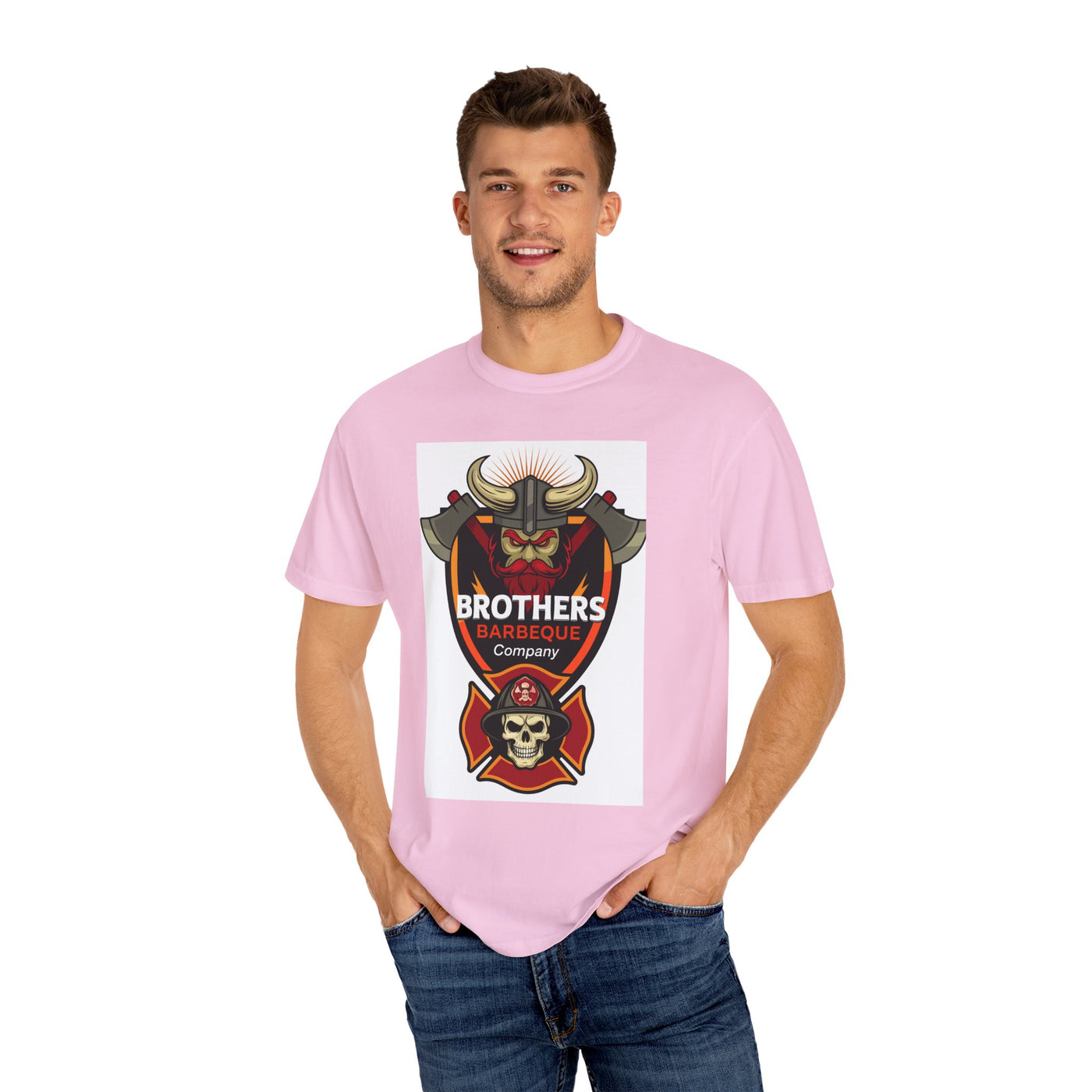 Firefighter Brotherhood T-Shirt | Gift for Firemen, Barbecue Apparel, Mental Health Awareness, Casual Wear, Unique Firefighter Gift