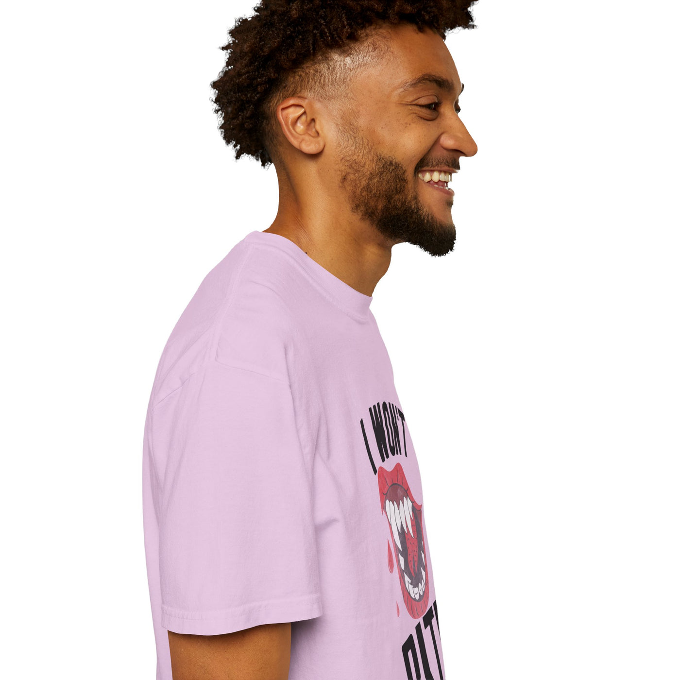 Fun Unisex 'I Won't Bite' T-Shirt for Halloween, Casual Wear, Graphic Tee, Gift for Friends, Statement Shirt