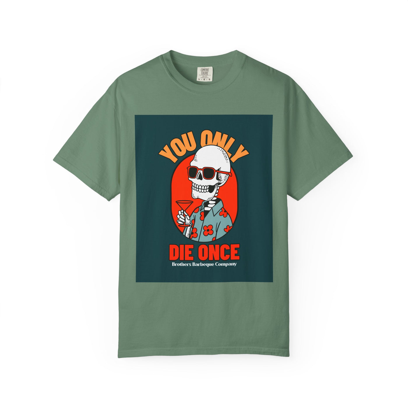 Stylish Unisex T-Shirt - "You Only Die Once" Graphic Tee for Parties, Casual Outings, Gifts, Celebrations, and Everyday Wear