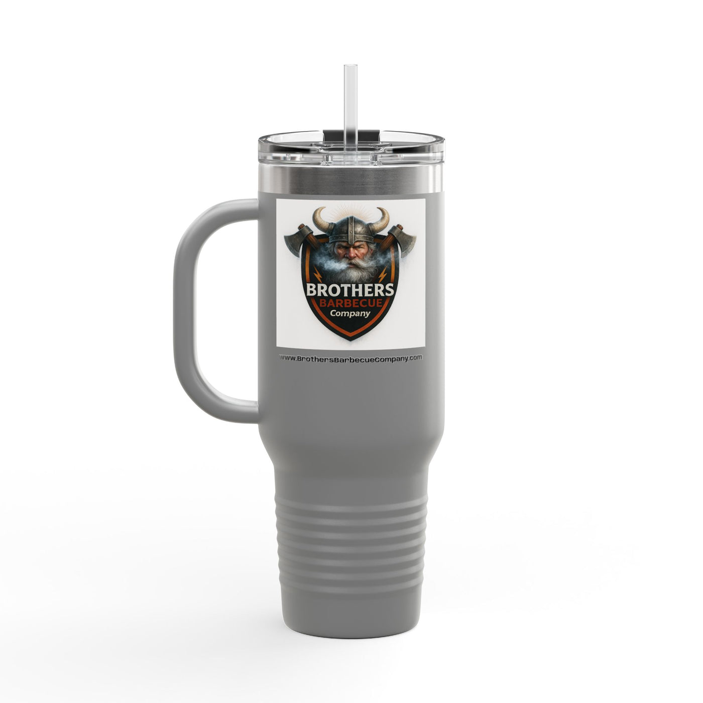 Grill Master Insulated Travel Mug, 40oz | Perfect Gift for BBQ Lovers, Outdoor Adventures, Summer Parties, Father's Day Gift, Road Trips