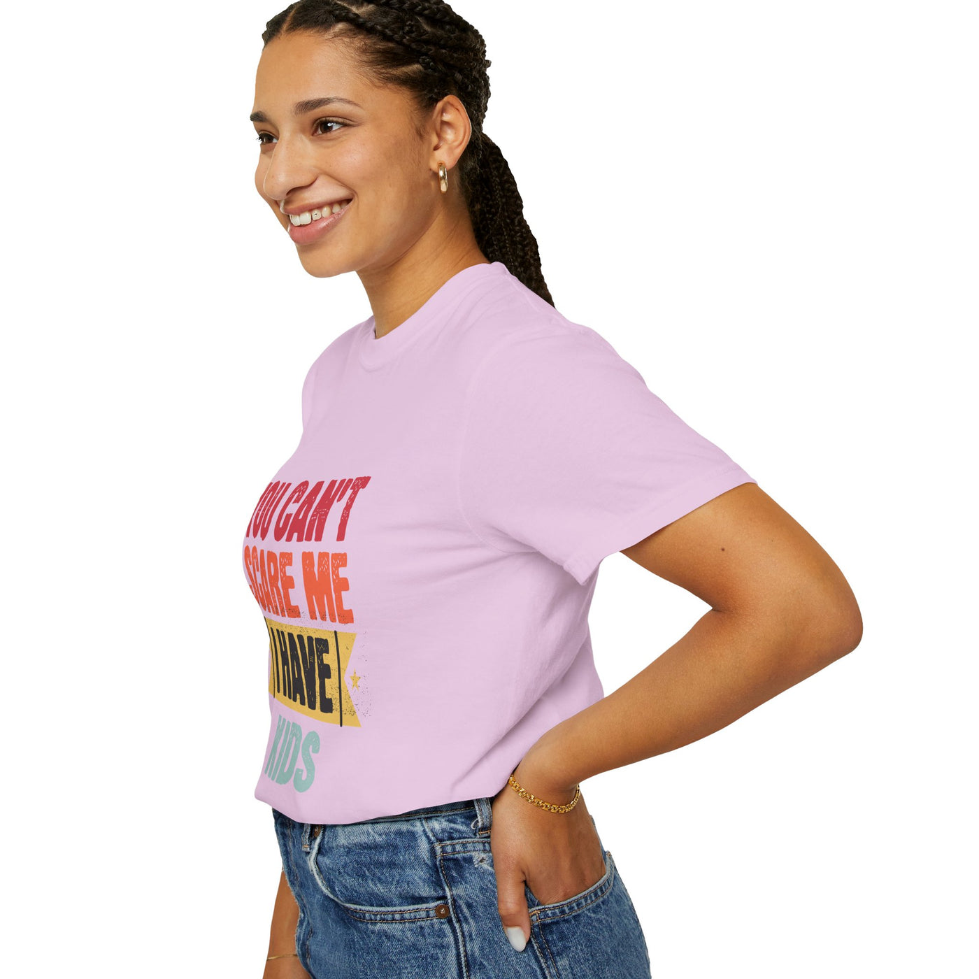 Funny Parent T-Shirt, You Can't Scare Me I Have Kids, Gift for Moms, Dads, Family Reunion, Humor Tee, Birthday Present