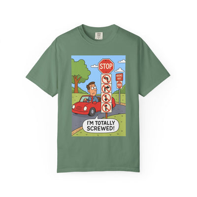 Funny Unisex T-shirt - I'm Totally Screwed, Humorous Tee, Gift for Drivers, Comical Car Shirt, Everyday Wear, Road Trip Apparel