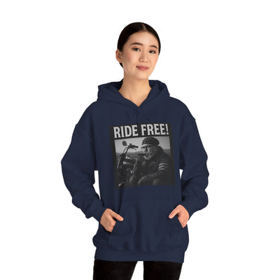Ride Free! Unisex Heavy Blend Hooded Sweatshirt - Biker Style Hoodie, Motorcycle Apparel, Gift for Motorcycle Enthusiasts, Perfect for [...]