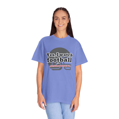 Football Fan T-Shirt, Unisex Casual Tee, Game Day Shirt, Sports Humor Top, Gift for Him or Her