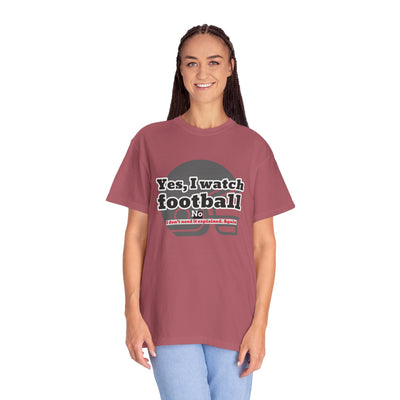 Football Fan T-Shirt, Unisex Casual Tee, Game Day Shirt, Sports Humor Top, Gift for Him or Her