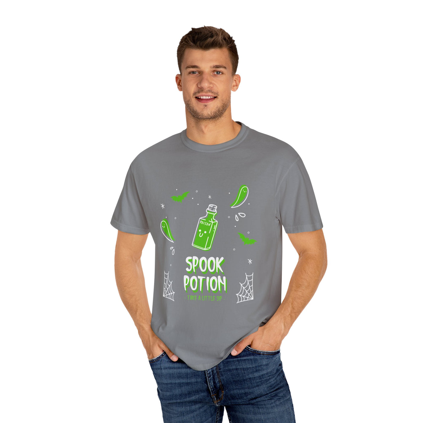 Spooky Potion Unisex T-Shirt - Halloween Tee, Funny Gift, Cute Fall Fashion, Ghosts, Trick-or-Treat, Casual Outfit