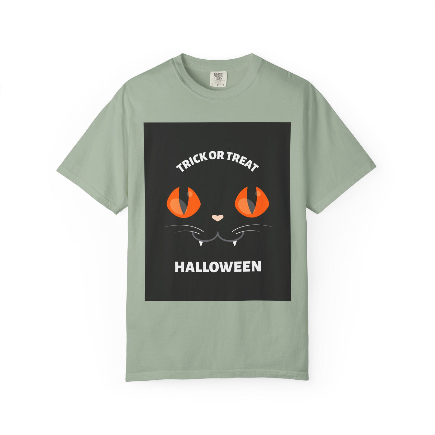 Halloween Cat T-Shirt, Unisex Trick or Treat Tee, Spooky Season Apparel, Cute Halloween Gift, Fall Festival Shirt, Cat Lover T-Shirt