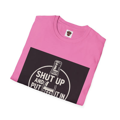 Funny Beer Quote Unisex T-Shirt, Humor Tee for Party, Birthday Gift, Barbecue, Casualwear, Beer Lover Apparel