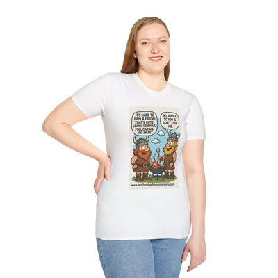 Funny Viking Quote Unisex T-Shirt, Humor Tee, Casual Wear, Gift for Friends, Unique Design, Versatile Style