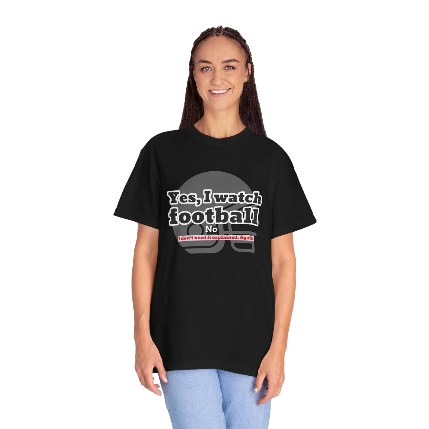 Football Fan T-Shirt, Unisex Casual Tee, Game Day Shirt, Sports Humor Top, Gift for Him or Her