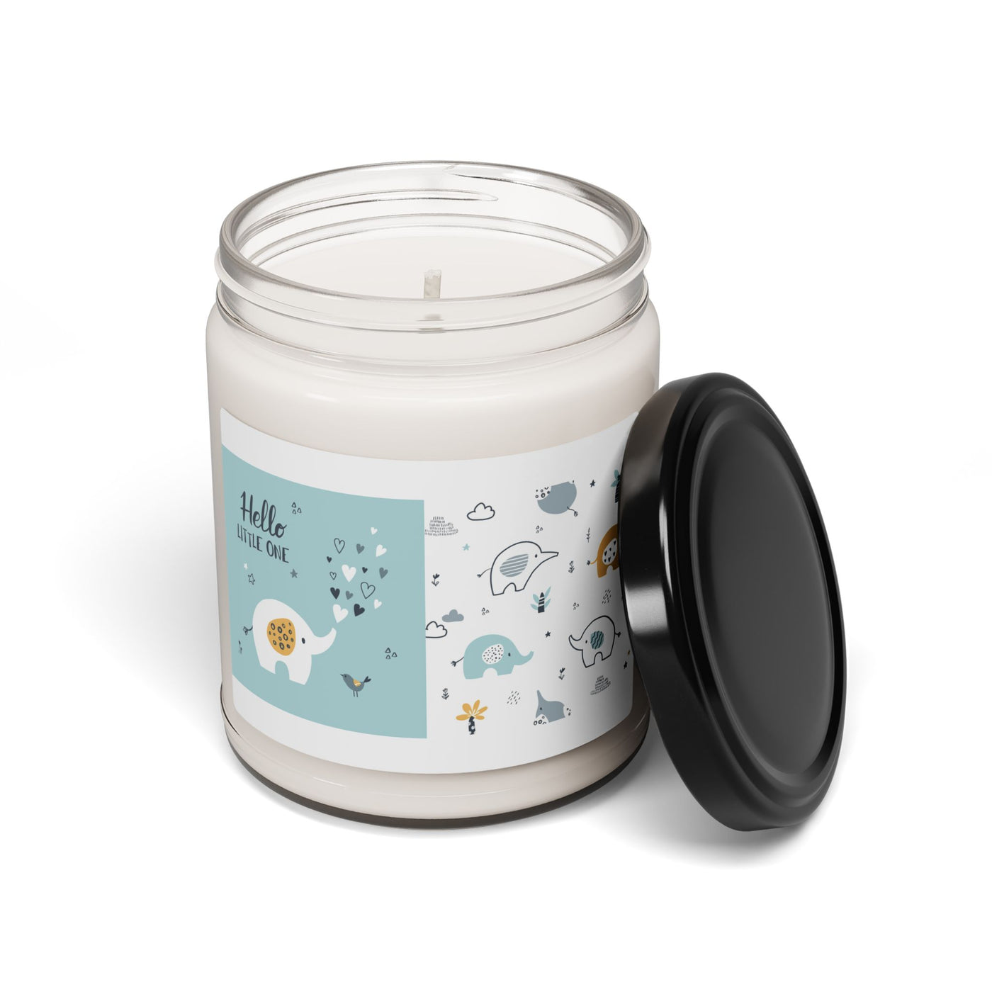 Whimsical Baby Shower Scented Candle, Perfect for Newborn Gifts, Nursery Décor, Soothing Aromatherapy, Unique Party Favors