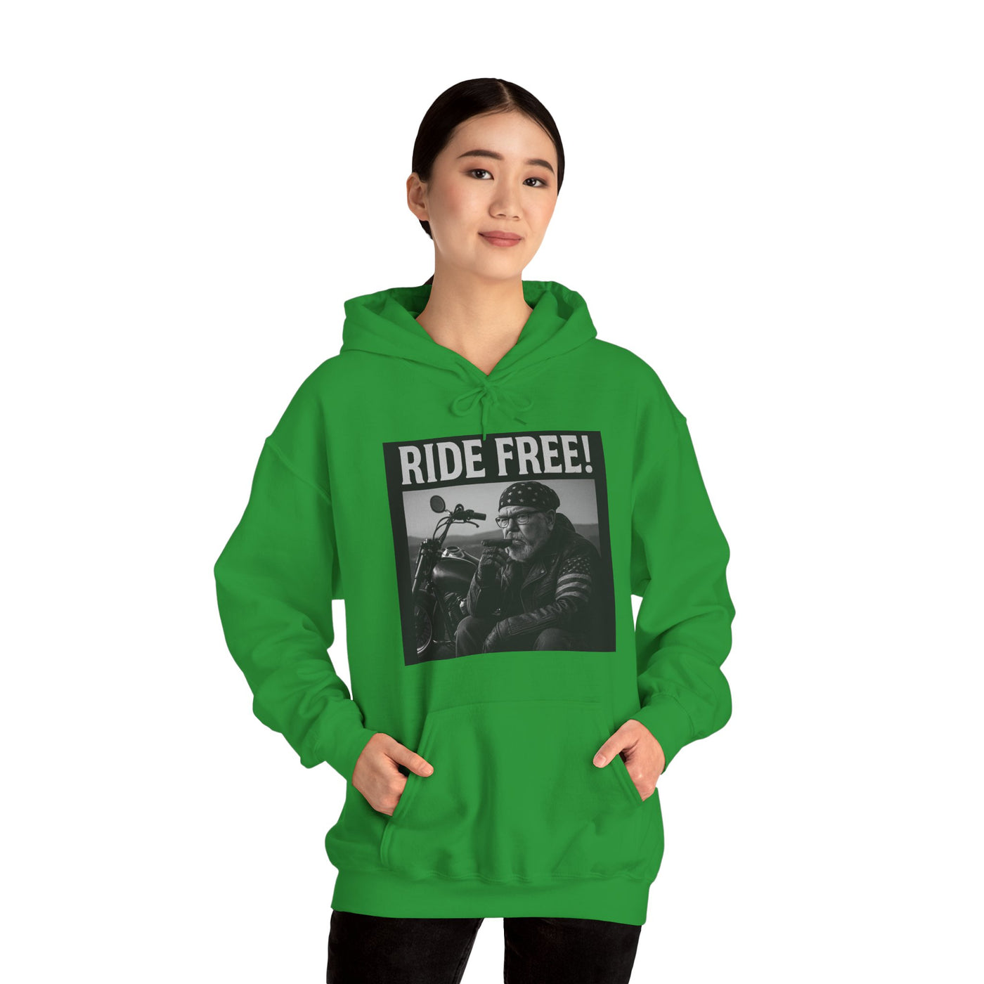 Ride Free! Unisex Heavy Blend Hooded Sweatshirt - Biker Style Hoodie, Motorcycle Apparel, Gift for Motorcycle Enthusiasts, Perfect for [...]