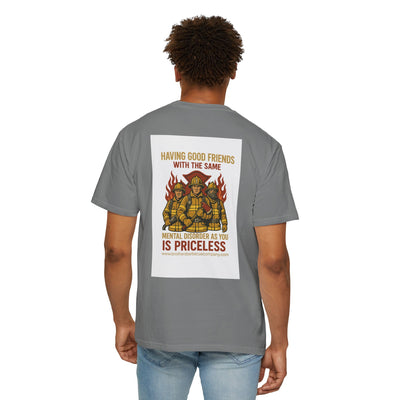 Firefighter Brotherhood T-Shirt | Gift for Firemen, Barbecue Apparel, Mental Health Awareness, Casual Wear, Unique Firefighter Gift