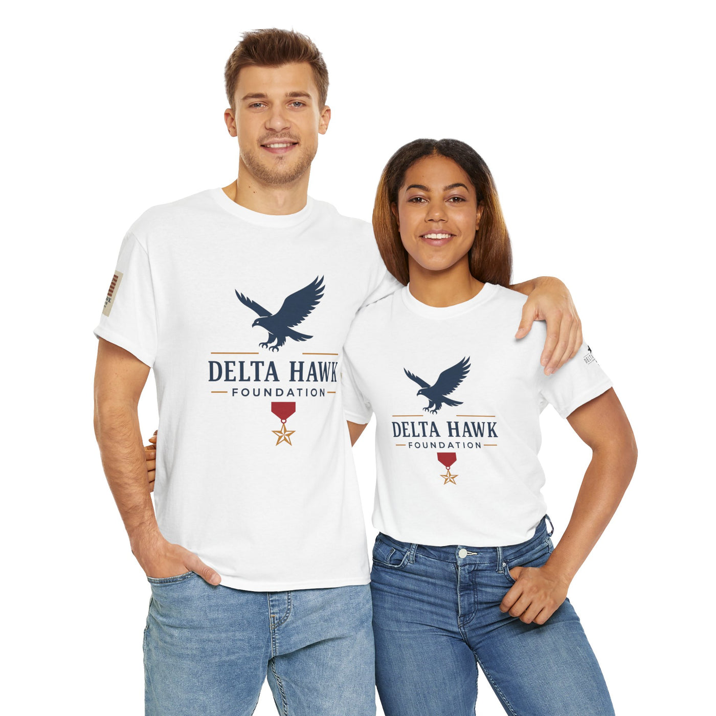 Patriotic Warrior Tee - Delta Hawk Foundation
