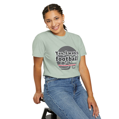 Football Fan T-Shirt, Unisex Casual Tee, Game Day Shirt, Sports Humor Top, Gift for Him or Her