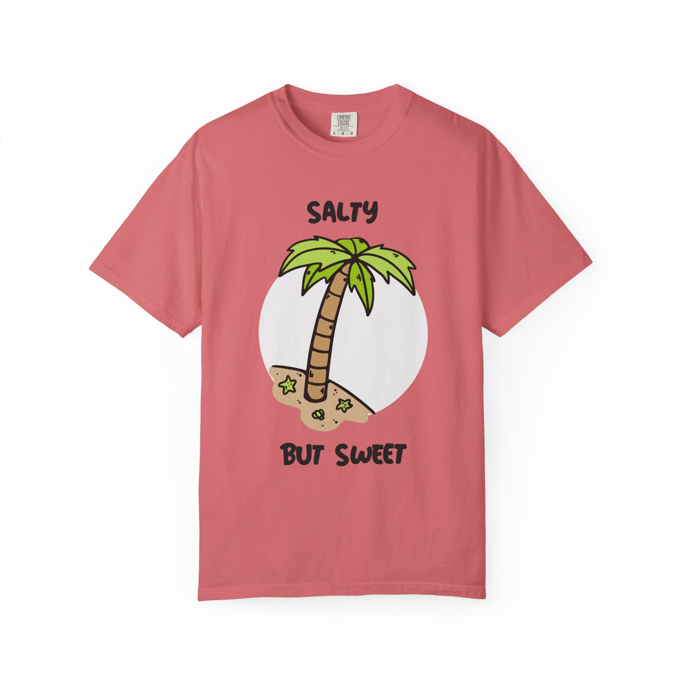 Salty But Sweet T-Shirt, Unisex Garment-Dyed Tee for Beach Lovers, Casual Summer Wear, Gift for Vacation, Ocean Vibes
