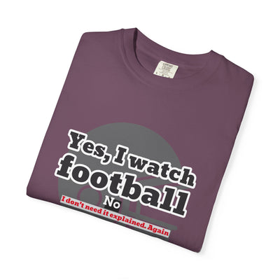 Football Fan T-Shirt, Unisex Casual Tee, Game Day Shirt, Sports Humor Top, Gift for Him or Her
