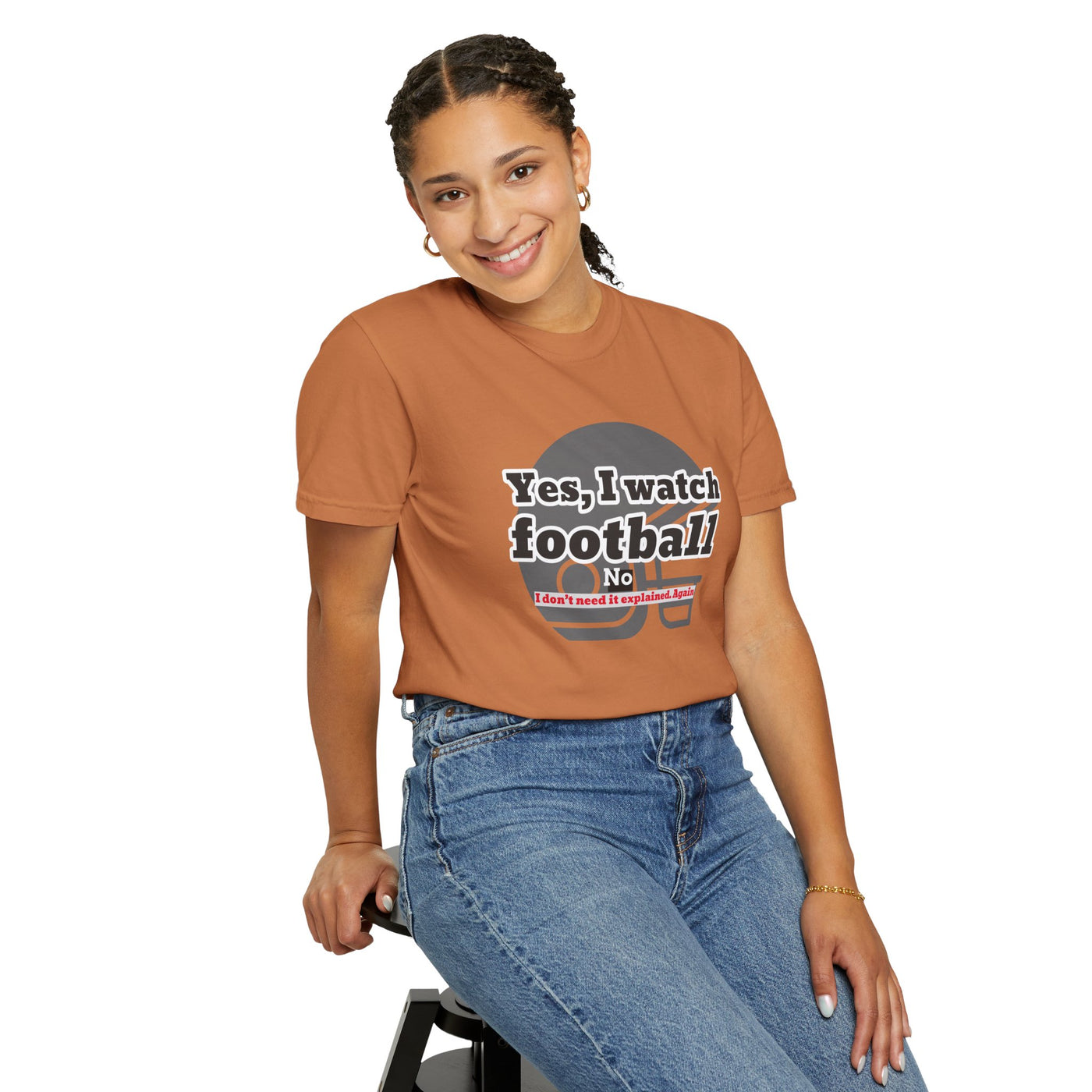 Football Fan T-Shirt, Unisex Casual Tee, Game Day Shirt, Sports Humor Top, Gift for Him or Her