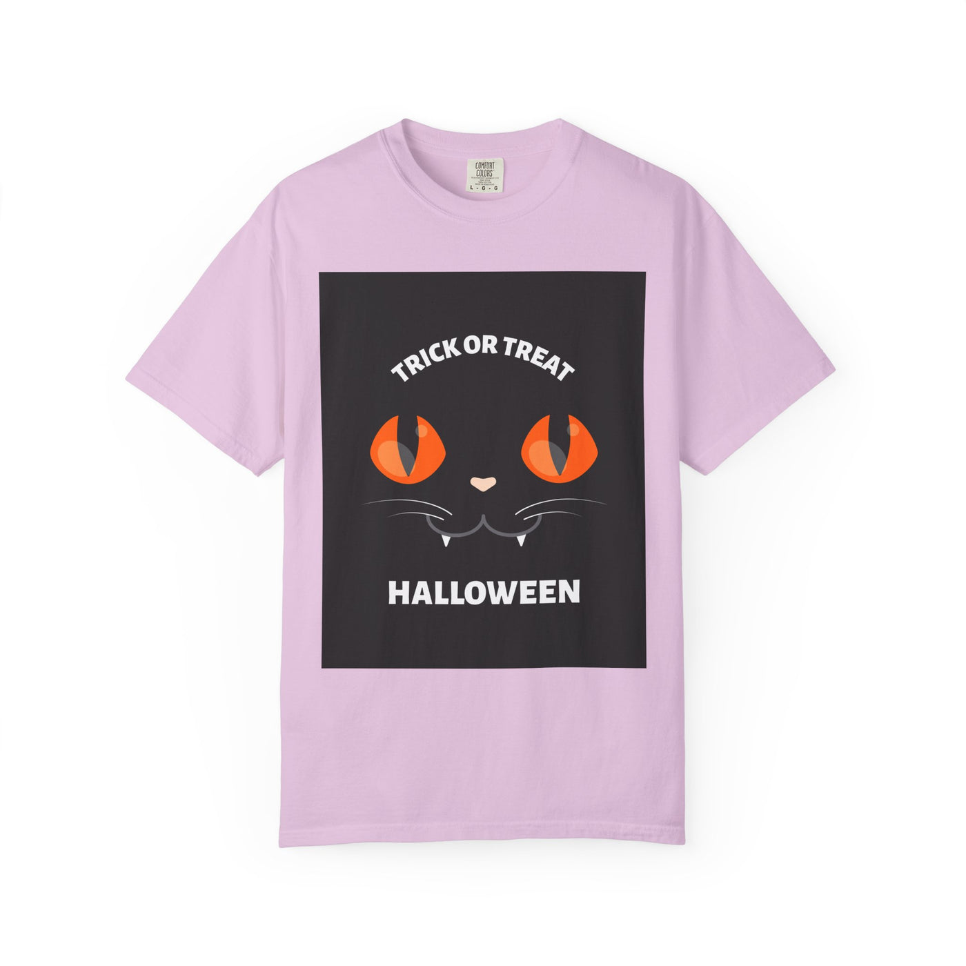 Halloween Cat T-Shirt, Unisex Trick or Treat Tee, Spooky Season Apparel, Cute Halloween Gift, Fall Festival Shirt, Cat Lover T-Shirt