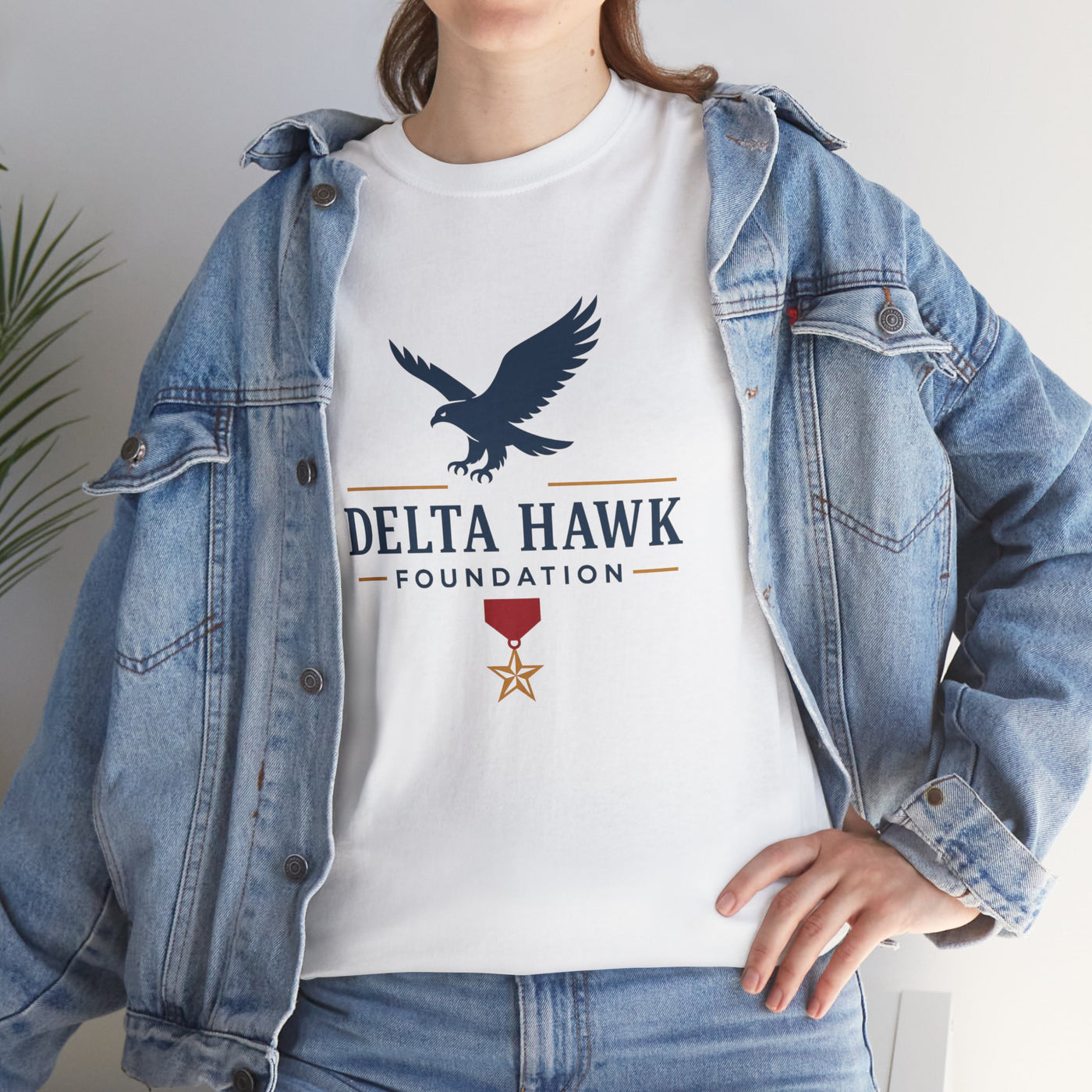 Patriotic Warrior Tee - Delta Hawk Foundation