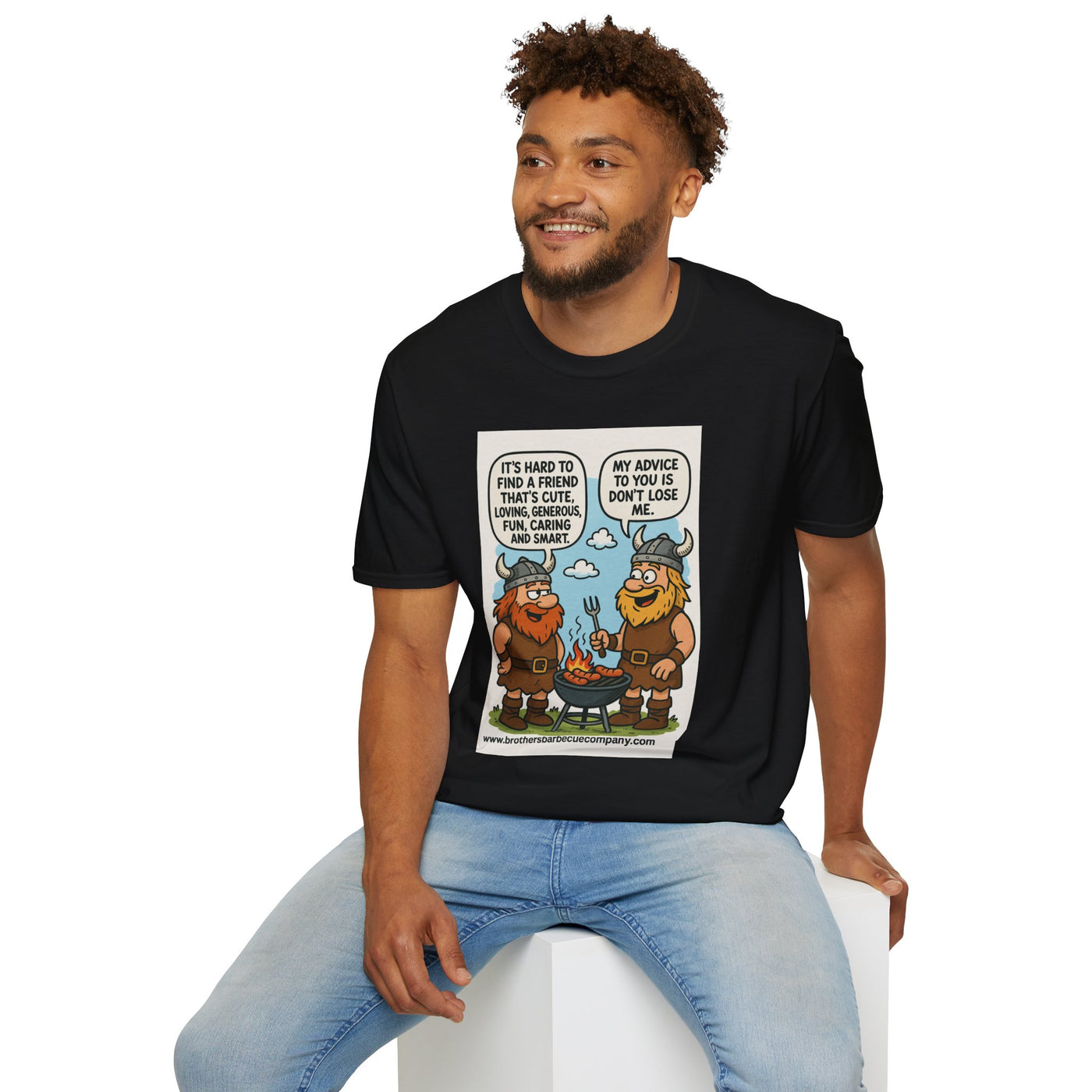 Funny Viking Quote Unisex T-Shirt, Humor Tee, Casual Wear, Gift for Friends, Unique Design, Versatile Style
