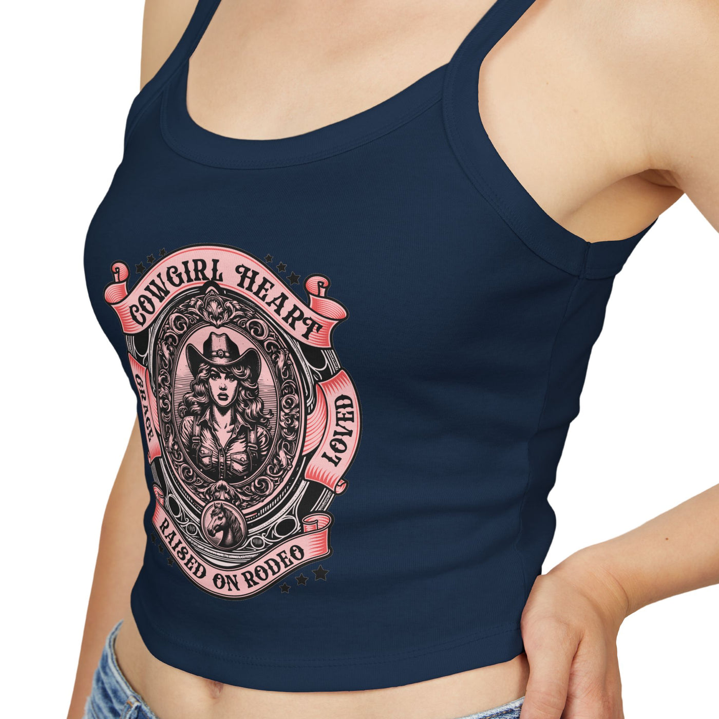 Stylish Cowgirl Heart Tank Top for Women, Cute Summer Shirt, Western Themed Apparel, Festival Clothing, Casual Outfit
