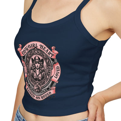 Stylish Cowgirl Heart Tank Top for Women, Cute Summer Shirt, Western Themed Apparel, Festival Clothing, Casual Outfit