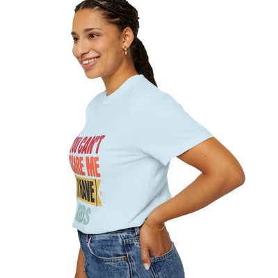 Funny Parent T-Shirt, You Can't Scare Me I Have Kids, Gift for Moms, Dads, Family Reunion, Humor Tee, Birthday Present