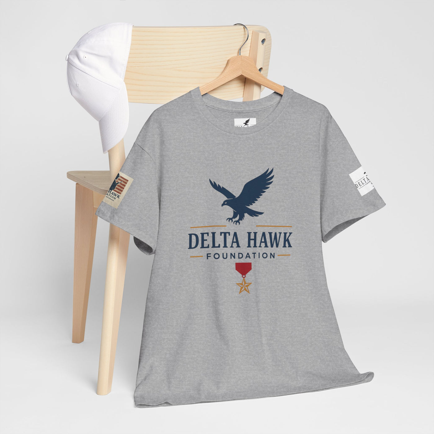 Patriotic Warrior Tee - Delta Hawk Foundation