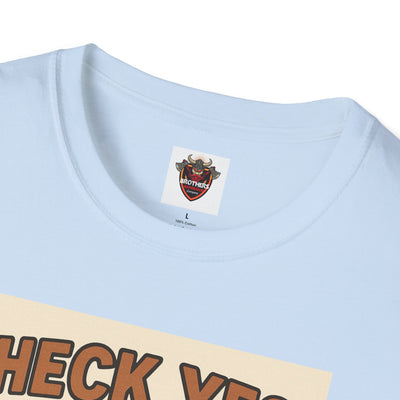 Heck Yes I Eat Ribs Unisex T-Shirt, Funny BBQ Shirt, Gift for Food Lovers, Raccoon Graphic Tee, Summer BBQ Attire