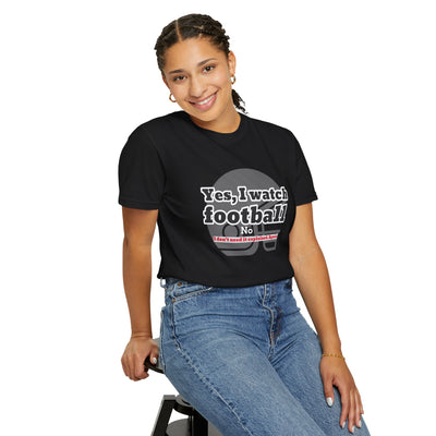 Football Fan T-Shirt, Unisex Casual Tee, Game Day Shirt, Sports Humor Top, Gift for Him or Her