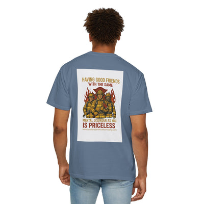 Firefighter Brotherhood T-Shirt | Gift for Firemen, Barbecue Apparel, Mental Health Awareness, Casual Wear, Unique Firefighter Gift