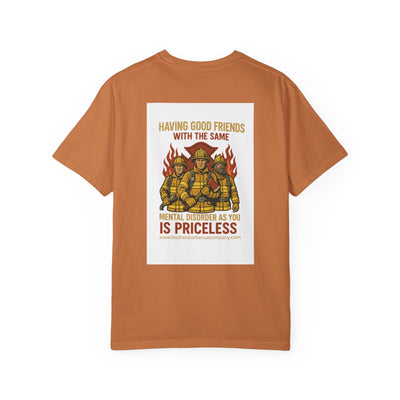 Firefighter Brotherhood T-Shirt | Gift for Firemen, Barbecue Apparel, Mental Health Awareness, Casual Wear, Unique Firefighter Gift
