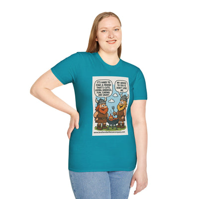 Funny Viking Quote Unisex T-Shirt, Humor Tee, Casual Wear, Gift for Friends, Unique Design, Versatile Style