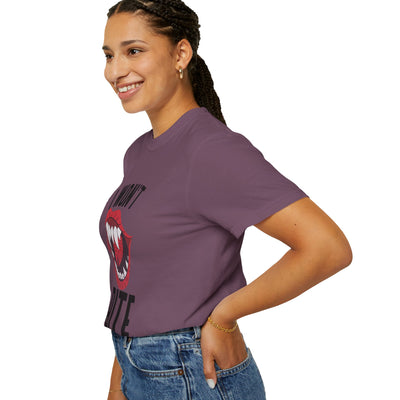 Fun Unisex 'I Won't Bite' T-Shirt for Halloween, Casual Wear, Graphic Tee, Gift for Friends, Statement Shirt