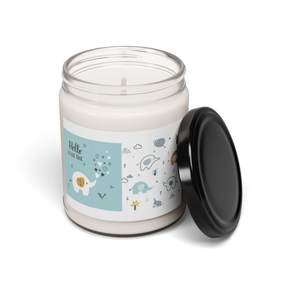 Whimsical Baby Shower Scented Candle, Perfect for Newborn Gifts, Nursery Décor, Soothing Aromatherapy, Unique Party Favors