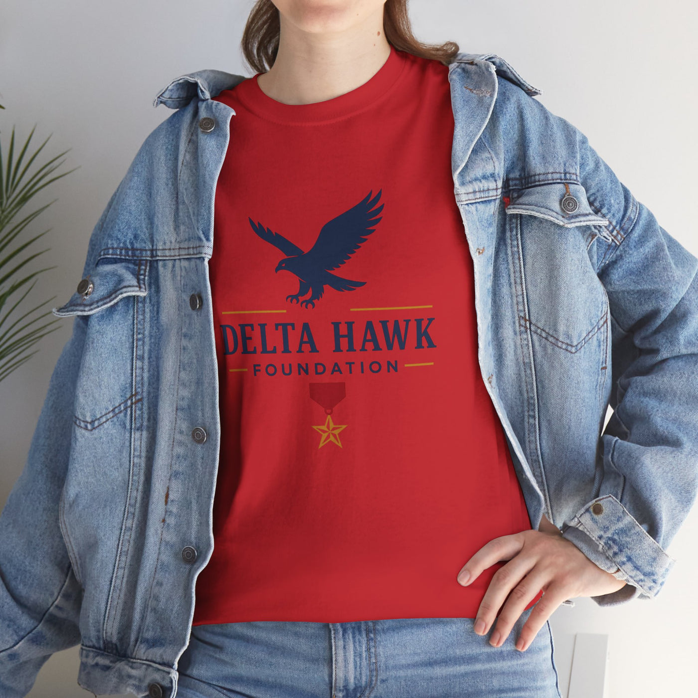 Patriotic Warrior Tee - Delta Hawk Foundation