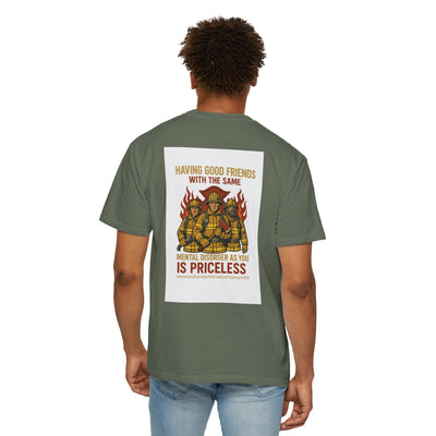 Firefighter Brotherhood T-Shirt | Gift for Firemen, Barbecue Apparel, Mental Health Awareness, Casual Wear, Unique Firefighter Gift