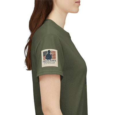 Patriotic Warrior Tee - Delta Hawk Foundation